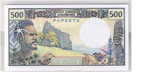 Banknote from French Polynesia