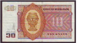 Banknote from Myanmar