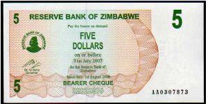 5 Dollars__
Pk New Banknote