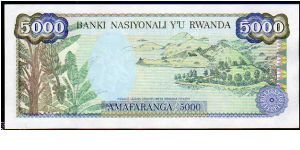 Banknote from Rwanda