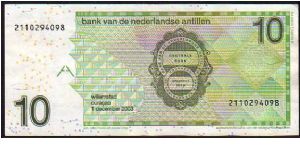 Banknote from Netherlands Antilles