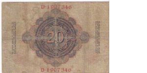 Banknote from Germany