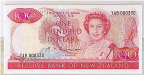 NZ $100 Banknote