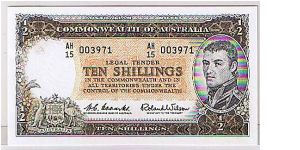 COMMOMWEALTH BANK
 10/- Banknote