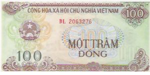 100 DONG

DL 2063276

P # 105 A Banknote