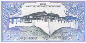 Banknote from Bhutan