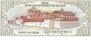 Banknote from Bhutan