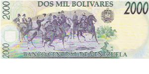 Banknote from Venezuela