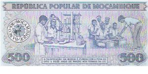 Banknote from Mozambique