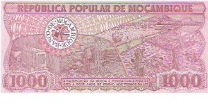 Banknote from Mozambique