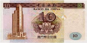 Banknote from Macau