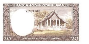 Banknote from Laos