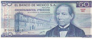 50 PESOS

Z 3011415

SERIE GE

5.7.1978

P # 65 C Banknote