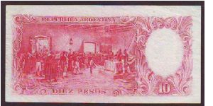 Banknote from Argentina