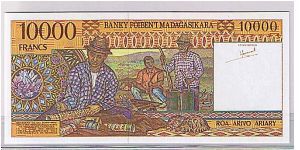 Banknote from Madagascar