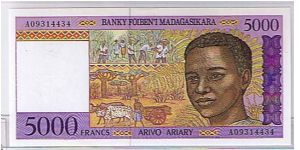 5000 FRANCS Banknote