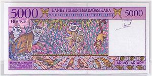 Banknote from Madagascar