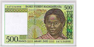 500 FRANCS Banknote