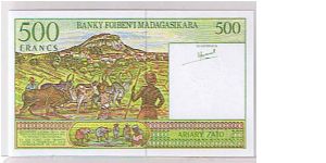 Banknote from Madagascar