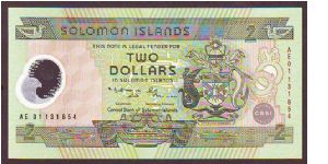 2 dollars Banknote