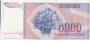 Banknote from Yugoslavia