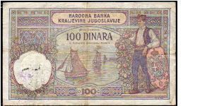 Banknote from Montenegro