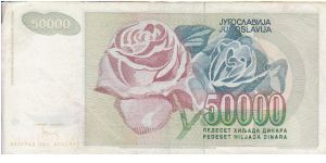 Banknote from Yugoslavia