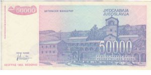 Banknote from Yugoslavia