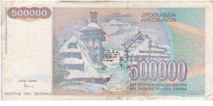 Banknote from Yugoslavia