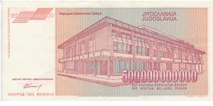 Banknote from Yugoslavia