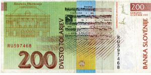 Banknote from Slovenia