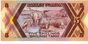 Banknote from Uganda