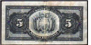 Banknote from Bolivia