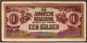 *NETHERLANDS INDIES*
__________________

1 Gulden__
Pk 123 b__

WWII__JIM__
Japanese Government
 Banknote