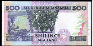 Banknote from Tanzania