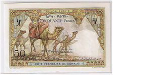 Banknote from Djibouti