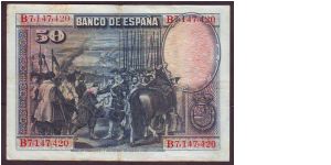 Banknote from Spain