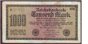 1000 mark Banknote