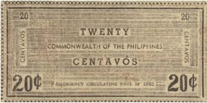 Banknote from Philippines