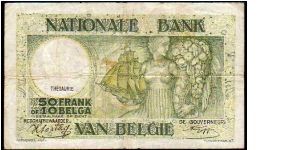 Banknote from Belgium