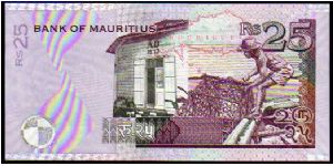 Banknote from Mauritius