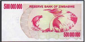 Banknote from Zimbabwe