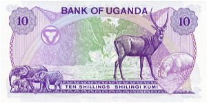 Banknote from Uganda