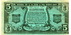 Banknote from USA