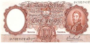 Argentina, 100 pesos, 1935. Banknote
