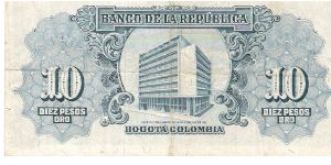 Banknote from Colombia