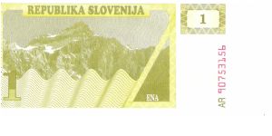 Banknote from Slovenia