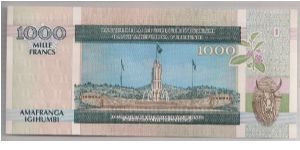 Banknote from Burundi