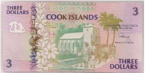 Banknote from Cook Islands