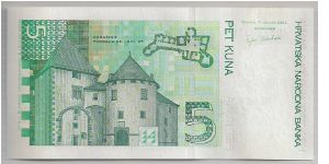 Banknote from Croatia